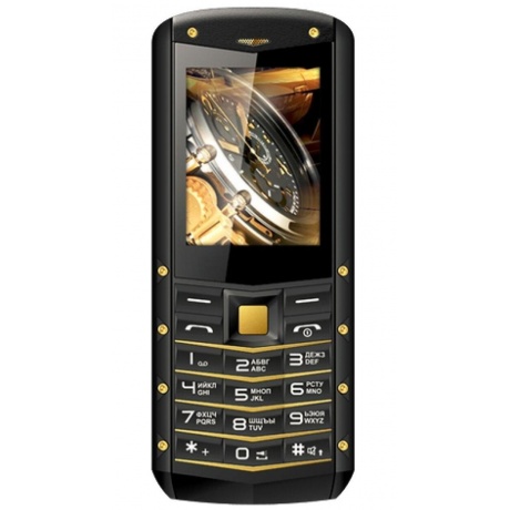Мобильный телефон TEXET ТМ-520R BLACK YELLOW (2 SIM) - фото 2