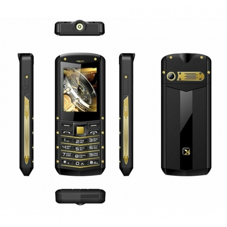 Мобильный телефон TEXET ТМ-520R BLACK YELLOW (2 SIM) - фото 6