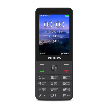 Мобильный телефон Philips Xenium E6808 Black - фото 2