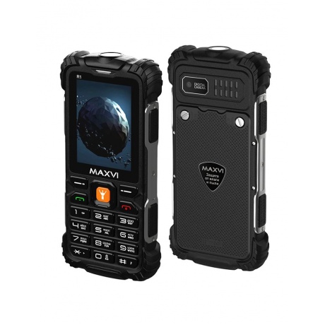 Мобильный телефон Maxvi R1 Black - фото 1