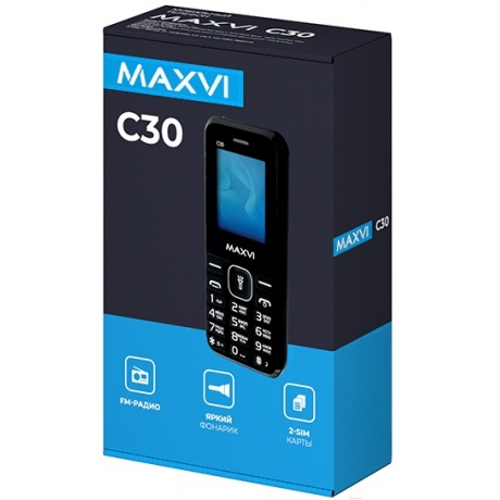 Мобильный телефон Maxvi C30 Blue - фото 10