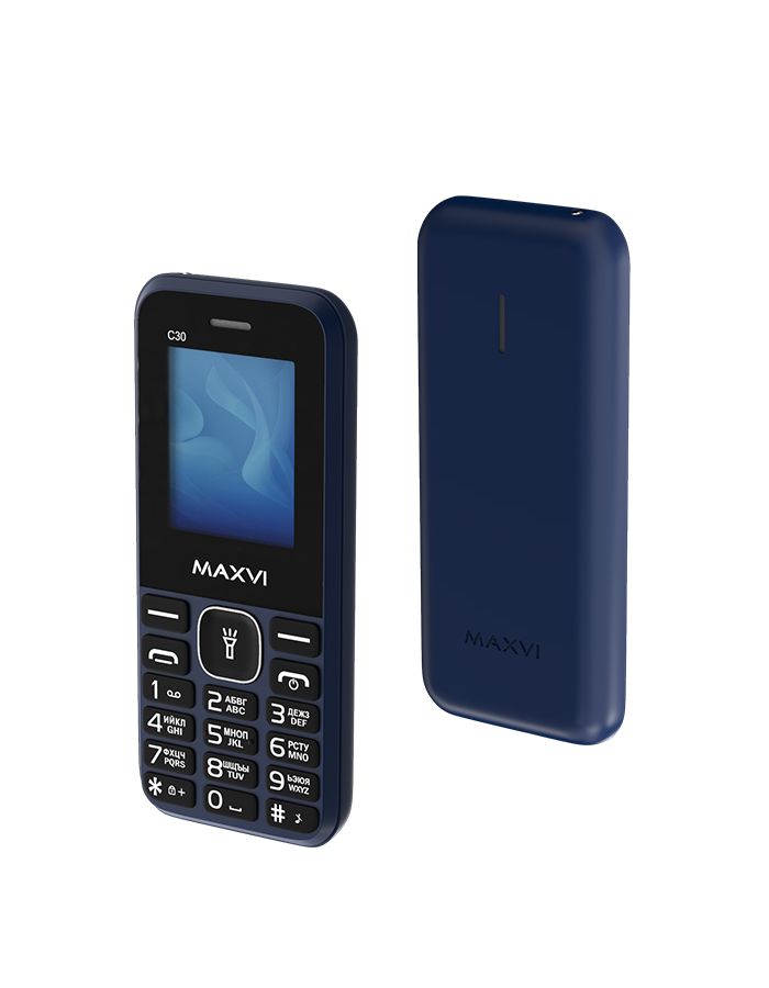 мобильный телефон maxvi c30 black Мобильный телефон Maxvi C30 Blue