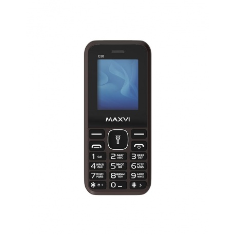 Мобильный телефон Maxvi C30 Brown - фото 2
