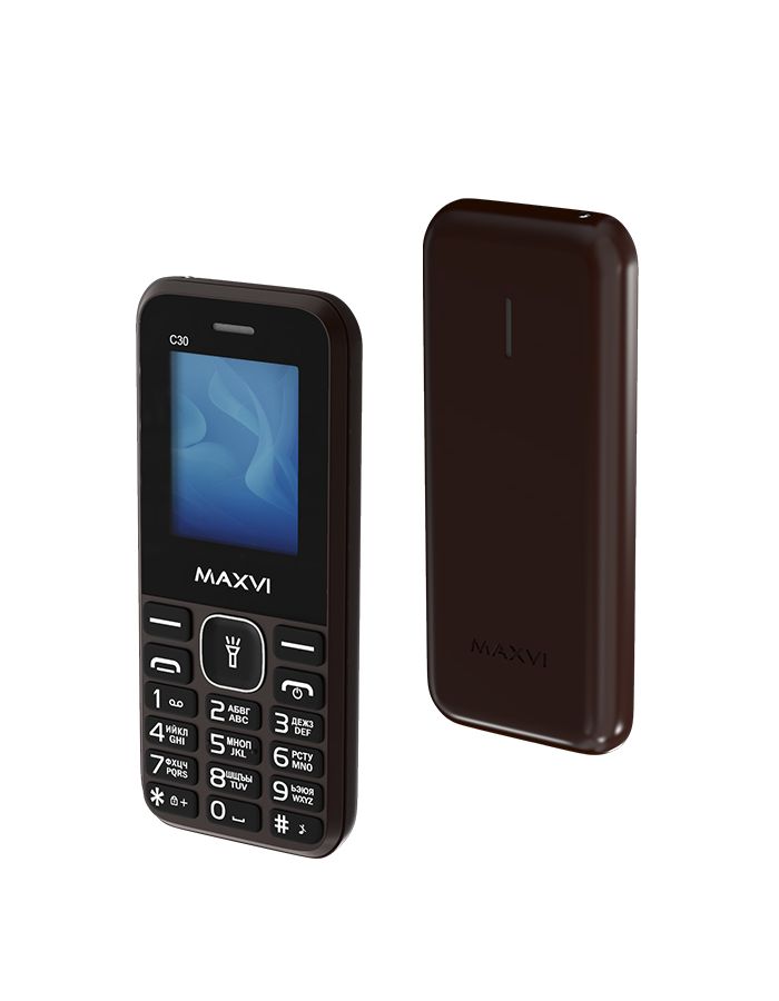 Мобильный телефон Maxvi C30 Brown