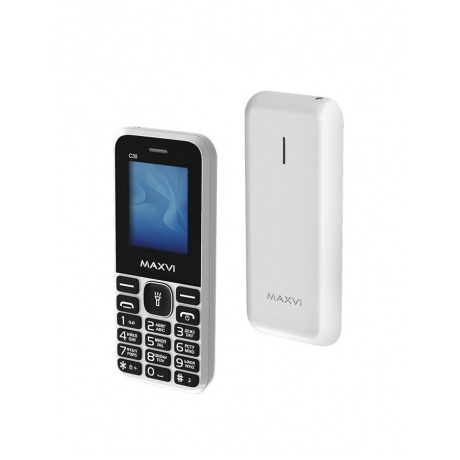 Мобильный телефон Maxvi C30 White - фото 1