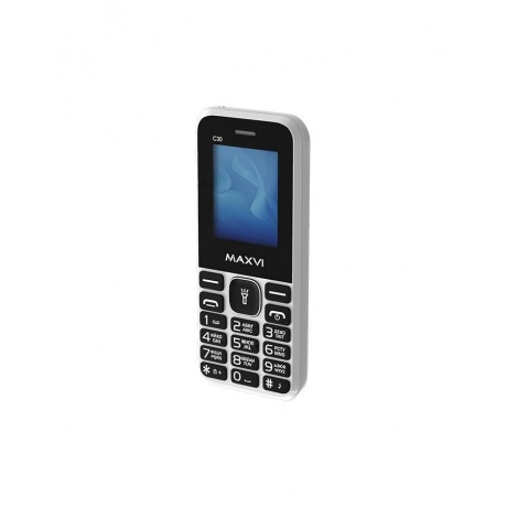 Мобильный телефон Maxvi C30 White - фото 3
