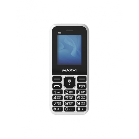 Мобильный телефон Maxvi C30 White - фото 4