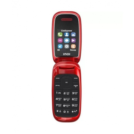 Мобильный телефон INOI 108R Red отличное состояние; - фото 1