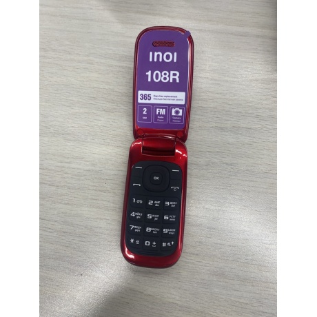 Мобильный телефон INOI 108R Red отличное состояние; - фото 2