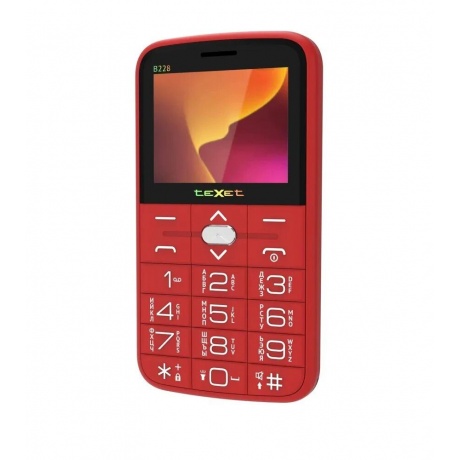 Мобильный телефон teXet TM-B228 Red - фото 3