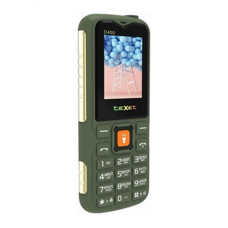 Мобильный телефон teXet TM-D400 Green - фото 4