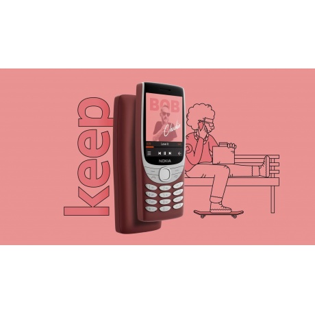 Мобильный телефон Nokia 8210 4G TA-1489 DS EAC UA RED - фото 13