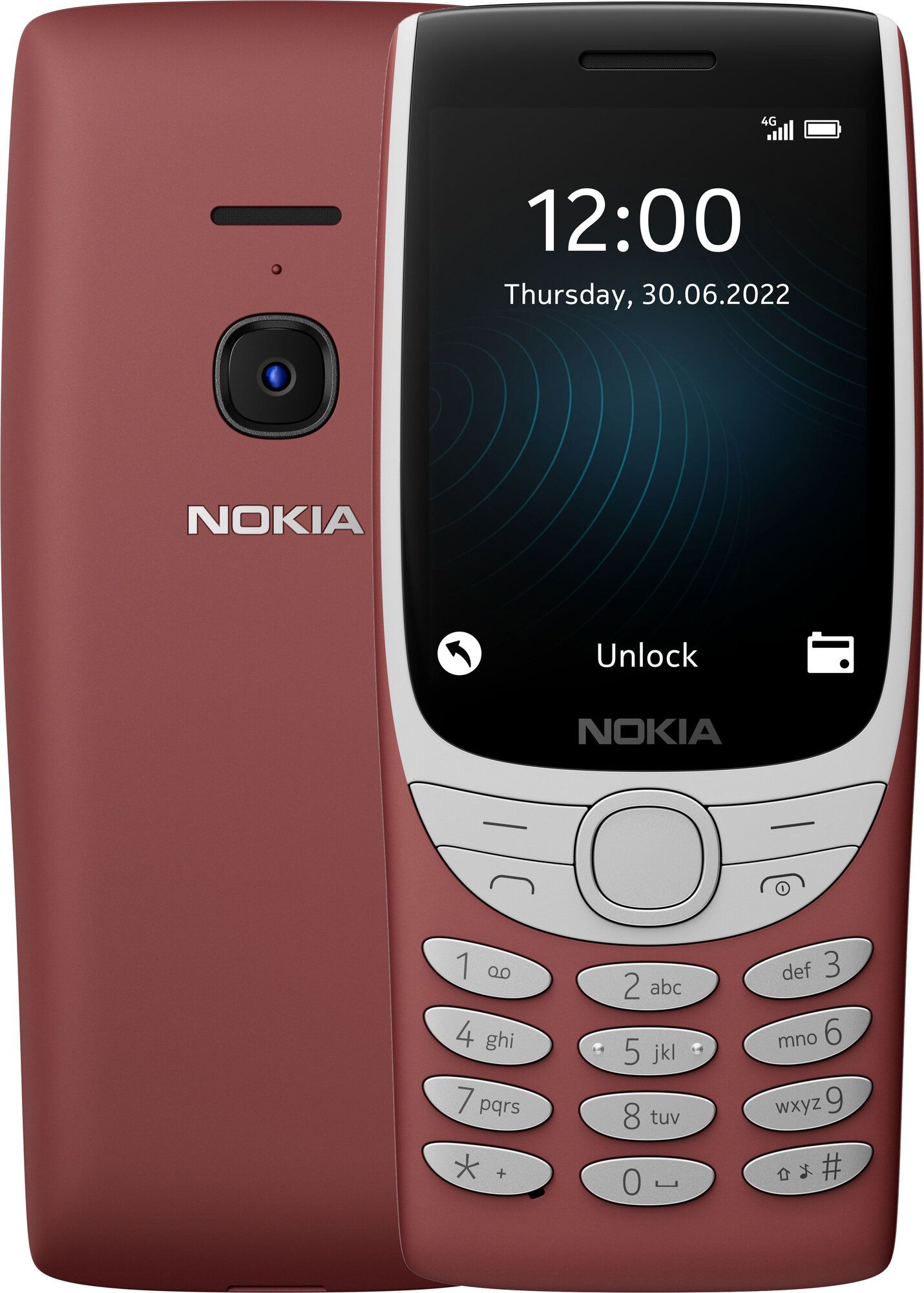 Мобильный телефон Nokia 8210 4G TA-1489 DS EAC UA RED сотовый телефон nokia 2 4 2 32gb grey