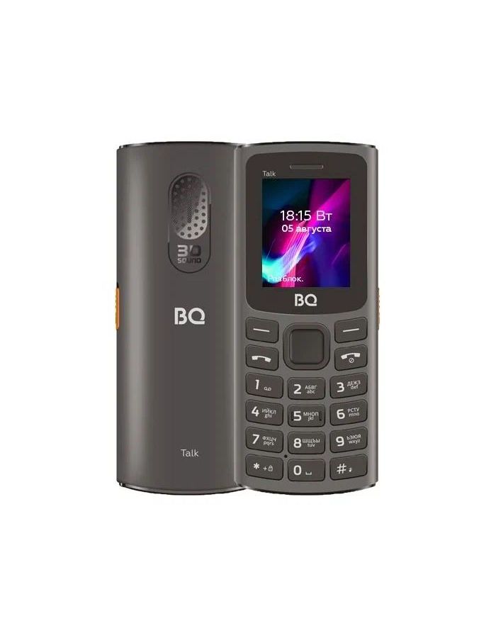 телефон bq 1862 talk sim nano sim синий Мобильный телефон BQ 1862 TALK GREY (2 SIM) хорошее состояние