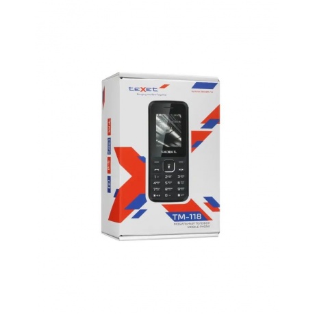Мобильный телефон teXet TM-118 Black (2 SIM) - фото 16