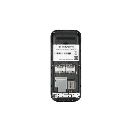 Мобильный телефон teXet TM-206 Black (2 SIM) - фото 15