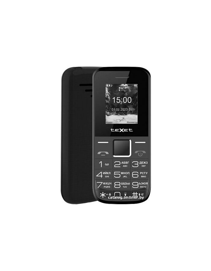 Мобильный телефон teXet TM-206 Black (2 SIM) чехол кобура mypads pochette для texet x plus tm 5577
