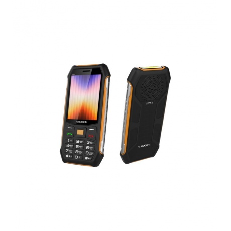 Мобильный телефон teXet ТМ-D412 Black Orange (2 SIM) - фото 1