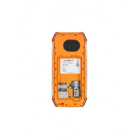 Мобильный телефон teXet ТМ-D412 Black Orange (2 SIM) - фото 17