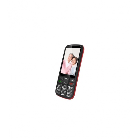 Мобильный телефон teXet ТМ-В409 Black Red (2 SIM) - фото 3