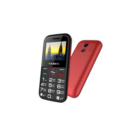 Мобильный телефон teXet ТМ-В418 Red (2 SIM) - фото 3