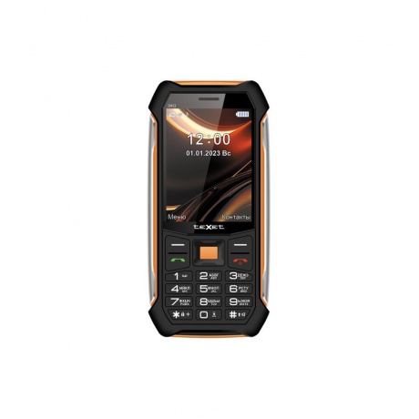 Мобильный телефон teXet TM-D412 Black-Orange - фото 1