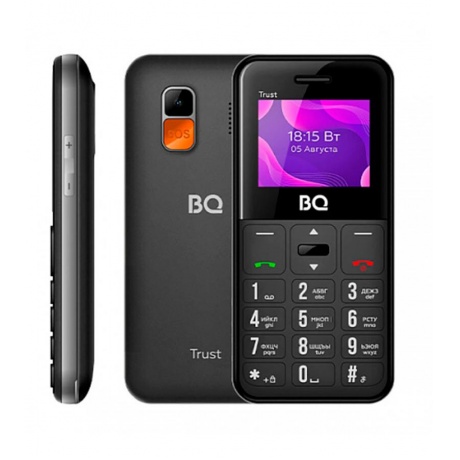 Мобильный телефон BQ 1866 TRUST BLACK (2 SIM) - фото 1