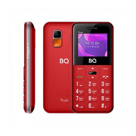 Мобильный телефон BQ 1866 TRUST RED (2 SIM) - фото 1