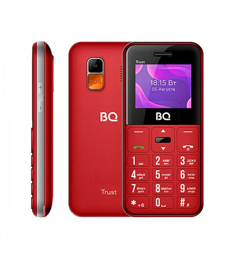 Мобильный телефон BQ 1866 TRUST RED (2 SIM) - фото 1