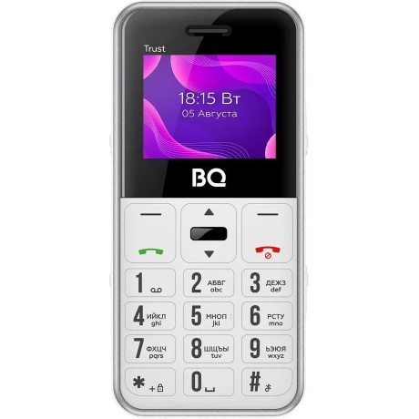 Мобильный телефон BQ 1866 Trust White - фото 1