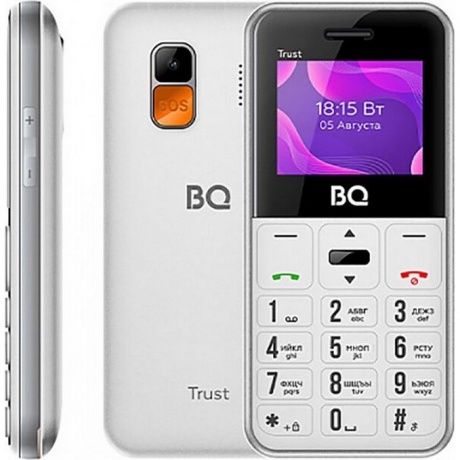 Мобильный телефон BQ 1866 Trust White - фото 3