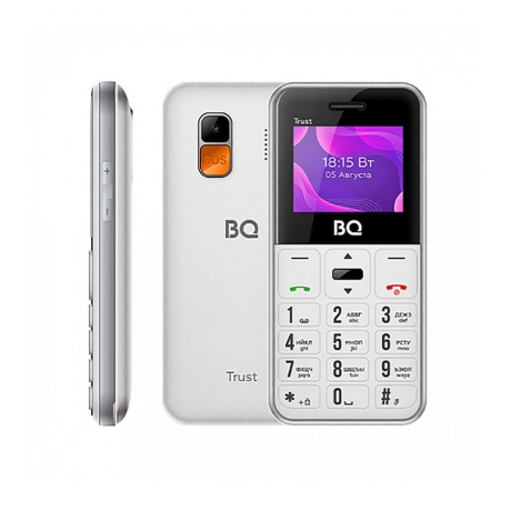 Мобильный телефон BQ 1866 TRUST WHITE (2 SIM) - фото 1