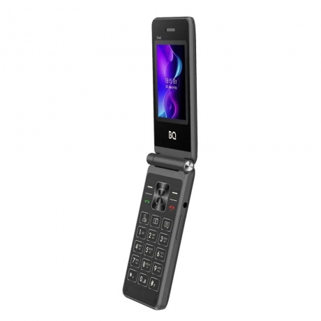 Мобильный телефон BQ 2411 SHELL BLACK (2 SIM) - фото 3