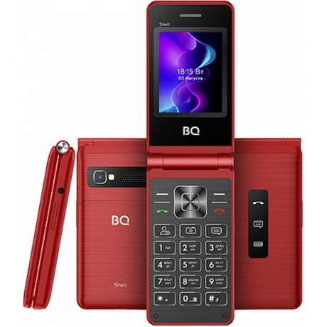 Мобильный телефон BQ 2411 Shell Red - фото 1