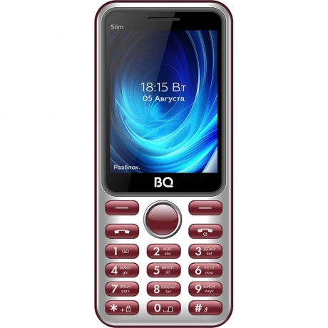 Мобильный телефон BQ 2833 Slim Red - фото 1