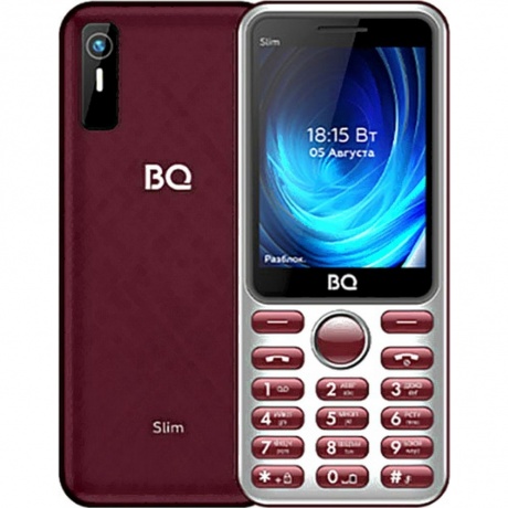 Мобильный телефон BQ 2833 Slim Red - фото 3