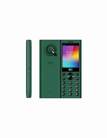 Мобильный телефон BQ 2458 BARREL L GREEN BLACK (4 SIM)