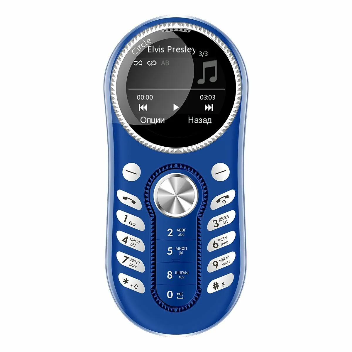 Мобильный телефон BQ 1416 CIRCLE BLUE (2 SIM) - фото 2