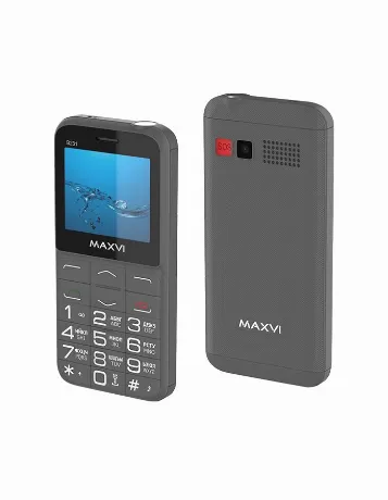 Мобильный телефон Maxvi B231 Grey  (2 SIM)