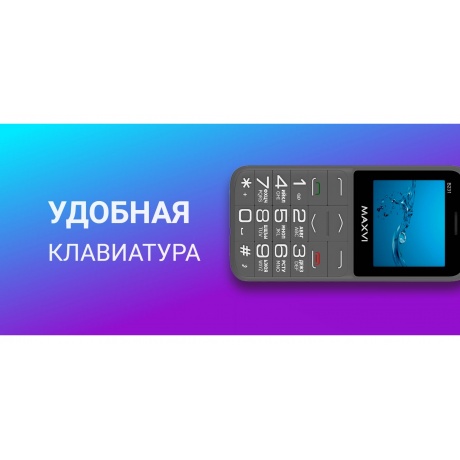 Мобильный телефон Maxvi B231 Grey  (2 SIM) - фото 13
