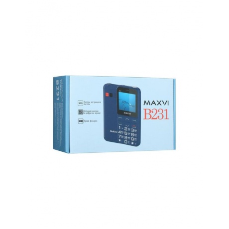 Мобильный телефон Maxvi B231 Grey  (2 SIM) - фото 18