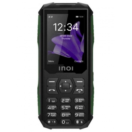 Мобильный телефон INOI 300 Savanna Black Green - фото 2