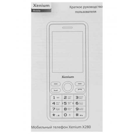 Мобильный телефон Xenium X280 Black - фото 16