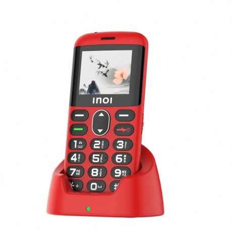 Мобильный телефон INOI 148 Senior 4G Red - фото 1