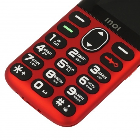Мобильный телефон INOI 148 Senior 4G Red - фото 14
