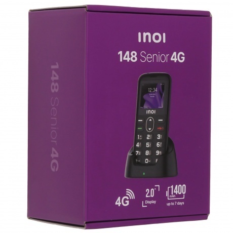 Мобильный телефон INOI 148 Senior 4G Red - фото 18