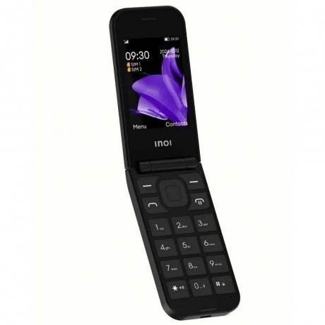 Мобильный телефон INOI 284 Flip 4G Black - фото 2
