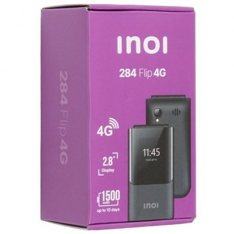 Мобильный телефон INOI 284 Flip 4G Black - фото 21