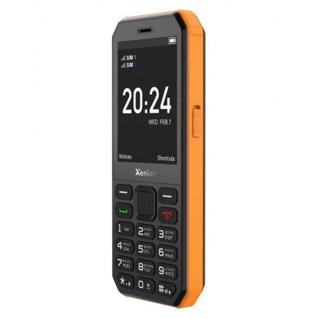 Мобильный телефон Xenium X300 Black-Orange - фото 2