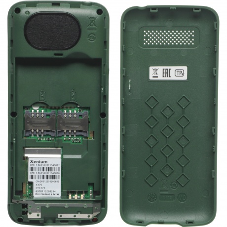 Мобильный телефон Xenium X175 Green - фото 7